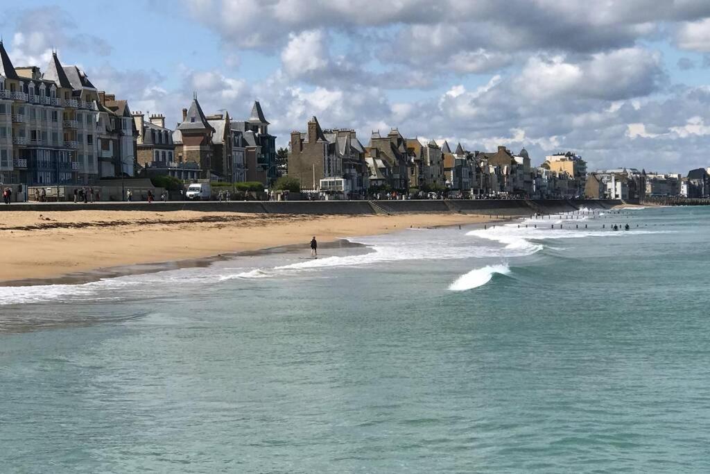Ideal - Plage, Jardin & Jacuzzi, Proche Plage Et Thalasso - 1 A 6 Personnes Saint-Malo Luaran gambar