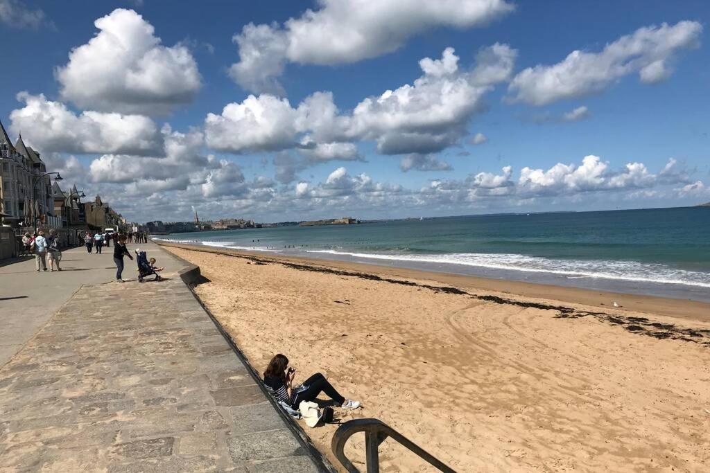 Ideal - Plage, Jardin & Jacuzzi, Proche Plage Et Thalasso - 1 A 6 Personnes Saint-Malo Luaran gambar